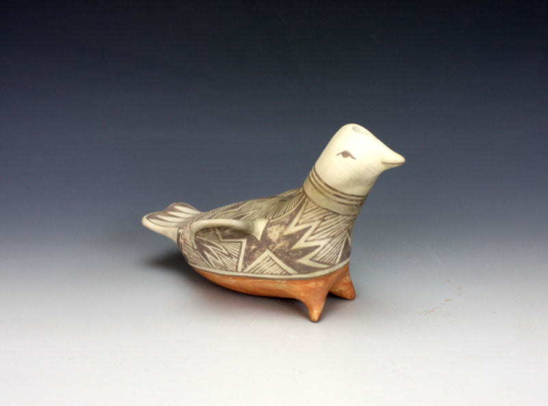 Laguna Pueblo Native American Indian Pottery Bird Figure #2 - Michael Kanteena