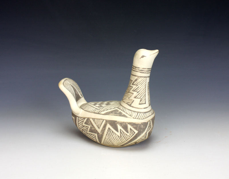 Laguna Pueblo Native American Indian Pottery Bird Figure #3 - Michael Kanteena