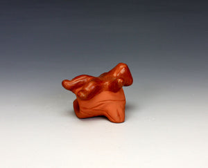 Santa Clara Pueblo Native American Pottery Bear #1 - Birdell "Vine Flower" Bourdon