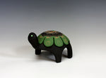 Santa Clara Pueblo Indian Pottery Medium Sgraffito Turtle - Melony Gutierrez