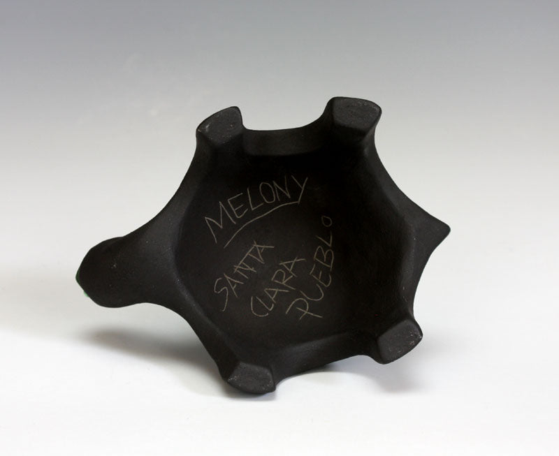 Santa Clara Pueblo Indian Pottery Small Sgraffito Turtle #2 - Melony Gutierrez