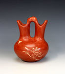 Santa Clara Pueblo Indian Pottery Wedding Vase - Kimberly Garcia