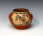 Zia Pueblo Native American Indian Pottery Bird Jar #2 - Ruby Panana
