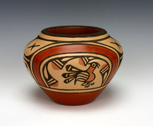 Zia Pueblo Native American Indian Pottery Bird Jar #3 - Ruby Panana