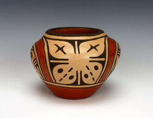 Zia Pueblo Native American Indian Pottery Bird Jar #3 - Ruby Panana