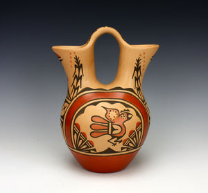 Zia Pueblo Native American Indian Pottery Wedding Vase #1 - Ruby Panana