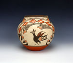 Zia Pueblo Native American Indian Pottery Bird Jar - Kimberly Medina