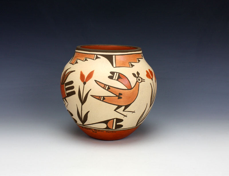 Zia Pueblo Native American Indian Pottery Bird Jar #3 - Kimberly Medina