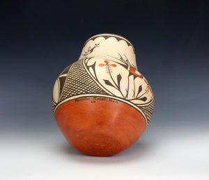 Zia Pueblo Native American Indian Pottery Bird Jar  - Marcellus & Elizabeth Medina